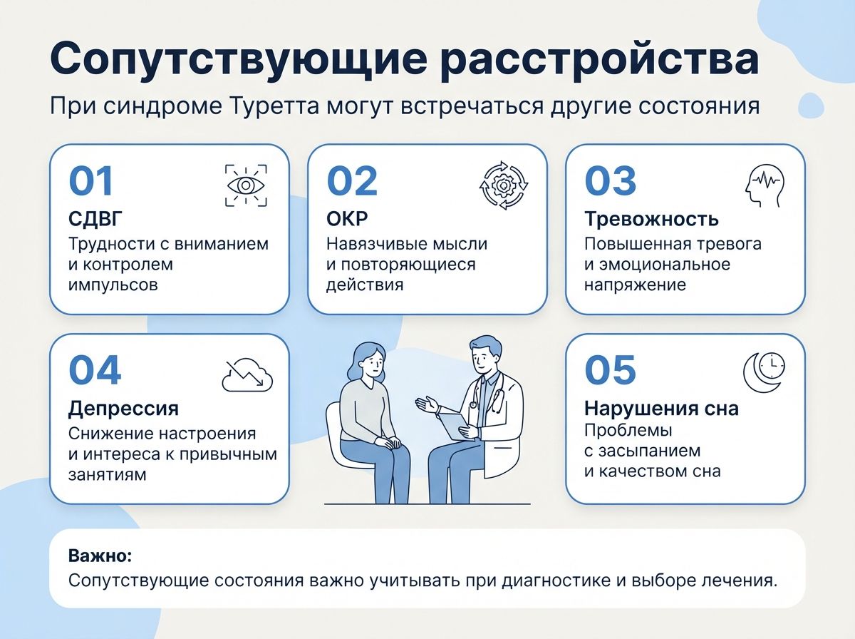 Лечение синдрома Туретта в Новоаннинском инфографика