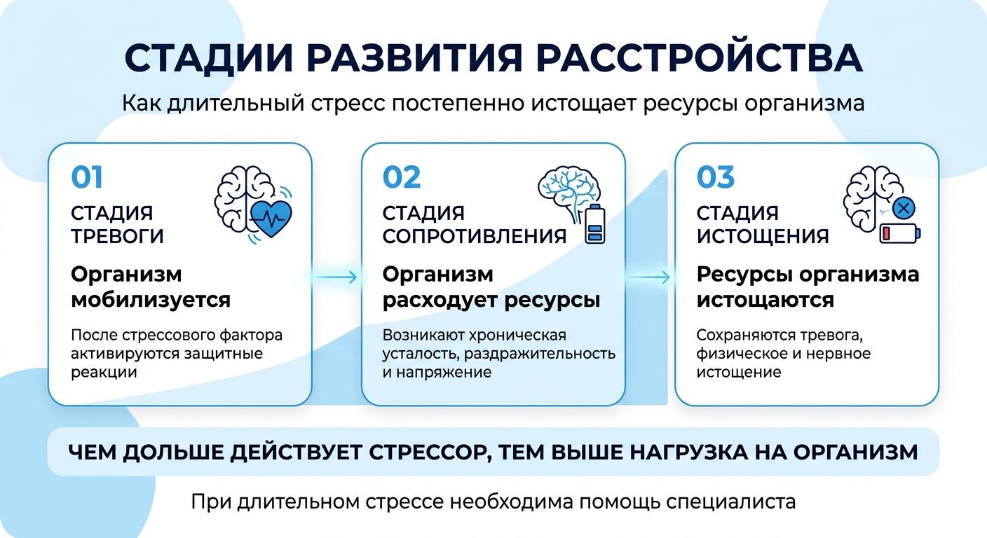 Лечение стресса в Новоаннинском инфографика